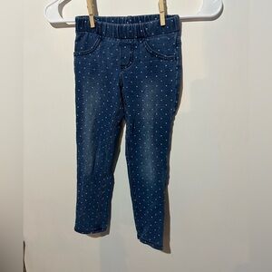 Jumping Beans - Polka Jean Leggings - Size 5